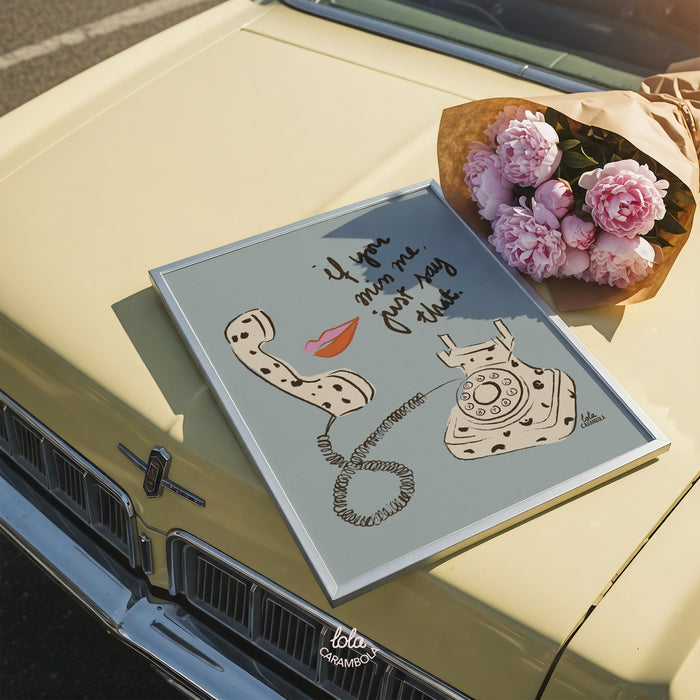 Just Say That. (blue)