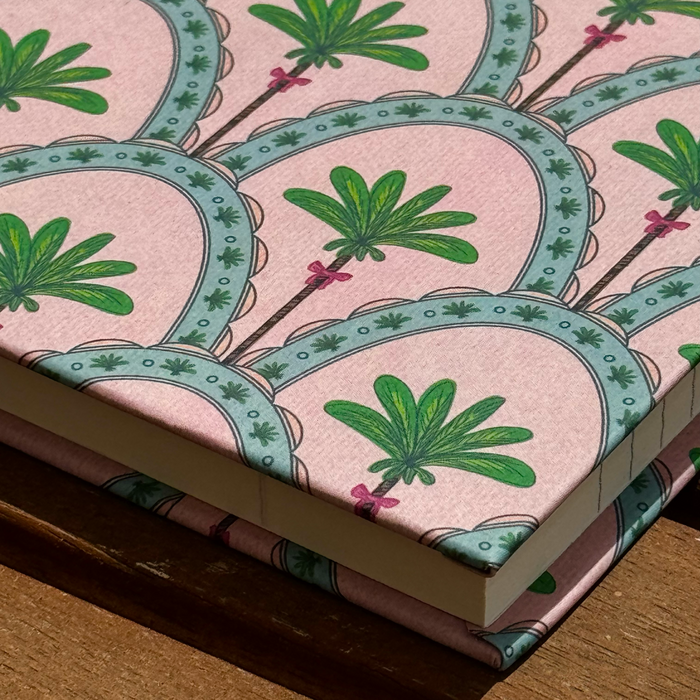 Hardcover — Pretty Palm Trees lined notebook