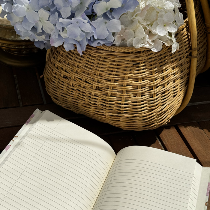 Hardcover — Pretty Palm Trees lined notebook