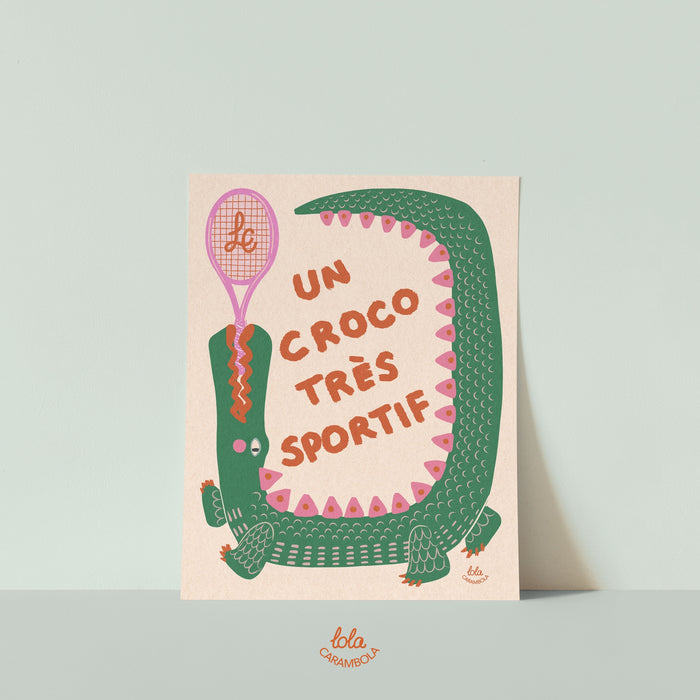Un Croco Très Sportif