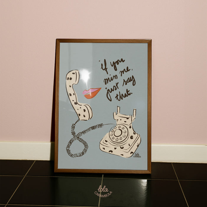 Just Say That. (blue)