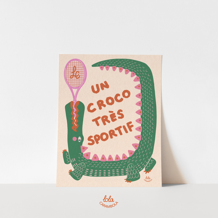 Un Croco Très Sportif